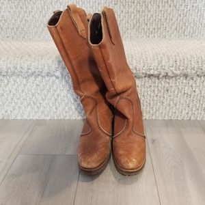 High Heel Boots - Carmel/light brown